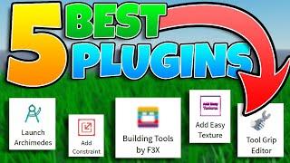 Top 5 BEST Plugins To USE As A Roblox Developer