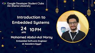 Introduction to Embedded Systems - Mohamed Abdul-Aal