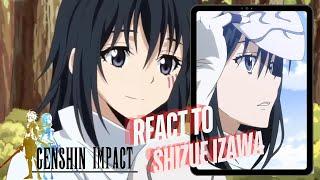 Genshin impact react to Aether as shizue izawa | rimuru tempest | Gacha life 2 | slime