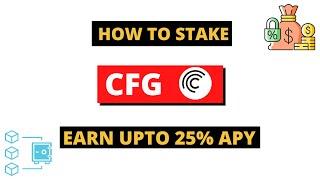 How to Stake CFG (Centrifuge) | Step by Step Guide to Stake Centrifuge Token and Earn Upto 25% APY
