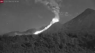 Dec 21, 2024: Bright Eruption of Santiaguito Volcano (Santa Maria), Guatemala