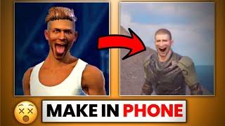 How To Make Character Funny Face In Free Fire And Pubg Bgmi  | Photo Can Sing ?