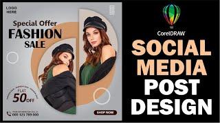 Creative Social Media Post Design 2024 | CorelDraw Tutorial