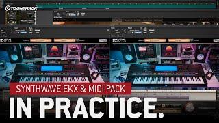 Synthwave EKX & MIDI Pack for EZkeys – In Practice