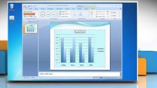 How to use Secondary Axes in Column (Vertical Bar) Graphs in PowerPoint 2007