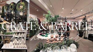 CRATE & BARREL NEW HOME DECOR || NEW CHRISTMAS DECOR 2024