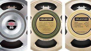 Celestions speakers: Seventy 80 vs Greenback vs Creamback 65