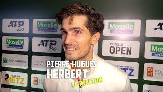 La réaction de Pierre-Hugues Herbert au Moselle Open 2024