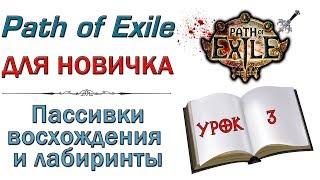 Path of Exile:  для новичков - Пассивки восхождения и лабиринты
