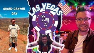 LAS VEGAS DAY 4 | Grand Canyon, Tournament of Kings, SlotZilla Zip Line at Fremont Street Experience