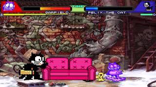 NICK54222 MUGEN: Garfield VS Felix the Cat