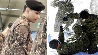 Jungkook Worried! BTS's V Performs Dangerous Actions Amid Extreme Cold Practice!