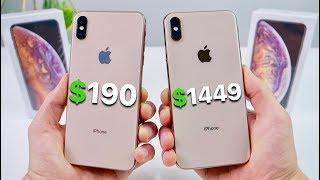 $190 Fake iPhone XS Max vs $1449 XS Max! (NEW)