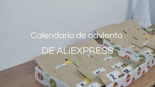 CALENDARIO de ADVIENTO con productos de PAPELERÍA de ALIEXPRESS | unacraftermás