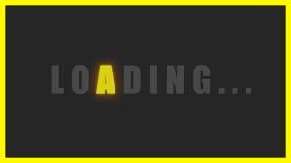 Glowing Text Effect Loader Using CSS3 | Animated Loader | Blinking Text Glow Effect