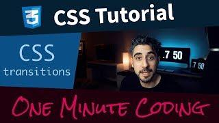 CSS Transitions Tutorial - One Minute Coding