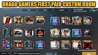 PUBG MOBILE FIRST PAID CUSTOM ROOM BY DRAGO GAMERS | PUBG MOBILE | April 26, 2020