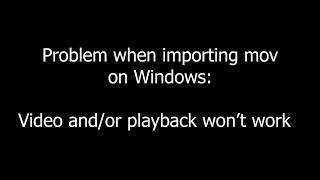 Quicktime Import Fixes on Windows for Adobe Premiere Pro