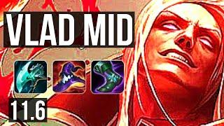 VLADIMIR vs AHRI (MID) | 10/0/3, 1.7M mastery, Legendary, 600+ games | EUW Challenger | v11.6