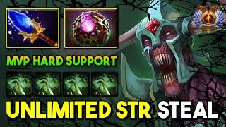MVP HARD SUPPORT Undying Aghs Scepter + Octarine Core Build Unlimited Strength Steal Delete All