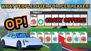 What People Offer For Ice Breaker in Jailbreak Roblox! #rohanblox #roblox #jailbreak #trading