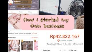 HOW I STARTED MY OWN BUSINESS / CERITA TENTANG BISNIS KECILKU DI SHOPEE