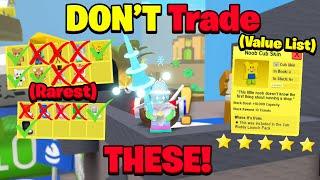 The Value Of Every Sticker & Beequip! How To NOT Get Scammed When Trading (Bee Swarm Simulator)