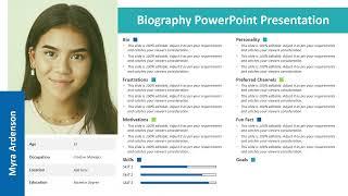 Biography PowerPoint Presentation | Kridha Graphics