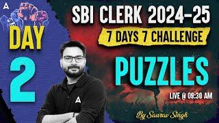 SBI Clerk 2024-25 | Reasoning Puzzles By Saurav Singh