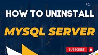 how to uninstall mysql server | how to uninstall MySQL from windows