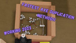 FASTEST METHOD!! How To Duplicate Any Axe | Lumber Tycoon 2