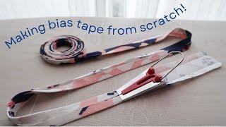 How To Make Bias Tape From Scratch | Paige Handmade