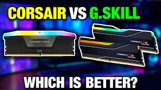 Corsair Vengeance RGB VS G Skill Trident Z - Memory Review and Comparison!