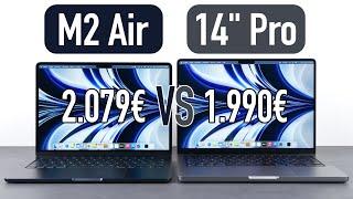 M2 MacBook Air vs 14“ MacBook Pro - Vergleich | Die richtige Wahl treffen!