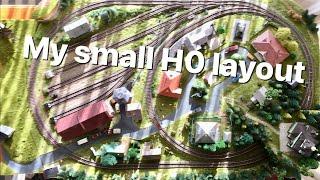 My small H0 layout so far - overview and making of my model railway mini Kleinstanlage  moba compact