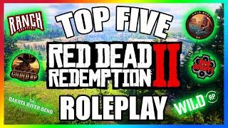 TOP 5 BEST Red Dead Redemption 2 ROLEPLAY Servers! | RedM (2023)