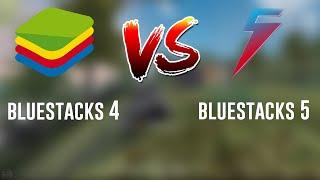 مقارنة بين  محاكي bluestacks 5 و bluestacks 4 