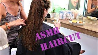 ASMR AT THE HAIRDRESSER - I GET A HAIRCUT -