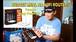 UNBOXING & CONFIG WIFI ROUTER | TENDA F3 | BUDGET MEAL ROUTER