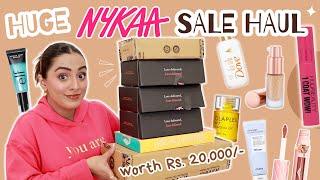 *HUGE* NYKAA SALE HAUL Worth Rs. 20,000/- | *Great Deals* on Makeup, Skincare & Haircare 