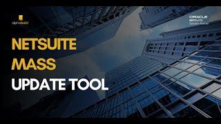 Netsuite Mass Update Tool