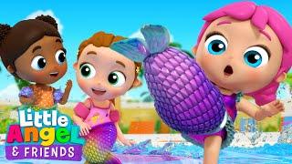 Jill Swims like a Mermaid | Little Angel And Friends Kid Songs