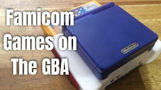 Famicom Games on Gameboy Advance (GAMETECH Game Boy Famicom Adapter Unboxing)