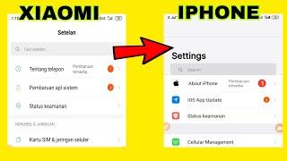 Cara merubah tampilan , xiaomi menjadi iphone , tanpa aplikasi tambahan