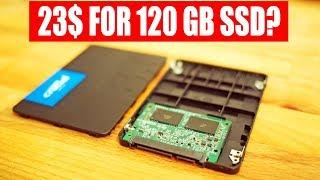 Crucial BX500 SSD 120GB for 23$ How can it be so cheap? A look  inside!