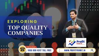 Exploring Top Quality Companies#profitfromit #investing #stockmarket #stocks #5stepstowardswealth