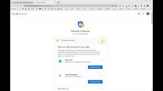 Google Security Checkup