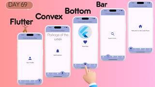 Convex Bottom Bar Flutter | Bottom Navigation Bar Flutter