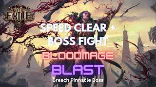 Path of Exile 2 Blood Mage SPEED CLEARS and NUKES Breach Boss Map | Hexblast Detonate Dead Witch