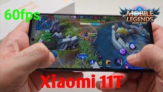 Xiaomi 11T 8/256GB Mobile Legends 60fps TEST with FPS Meter